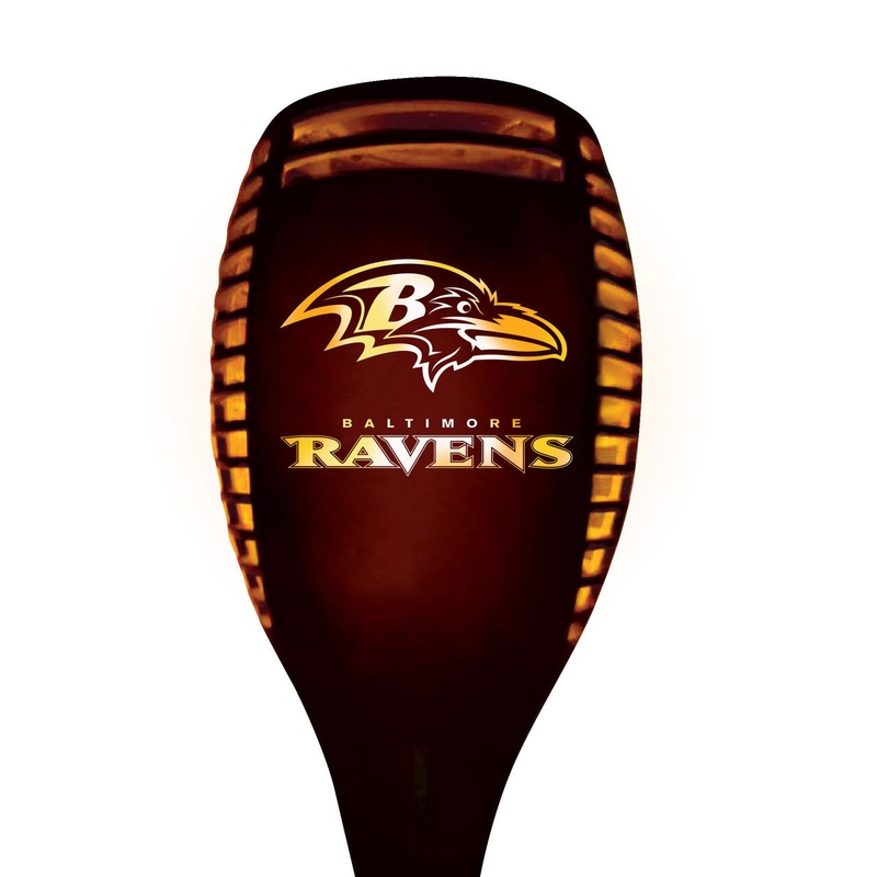 Sporticulture Baltimore Ravens LED Solar Torch