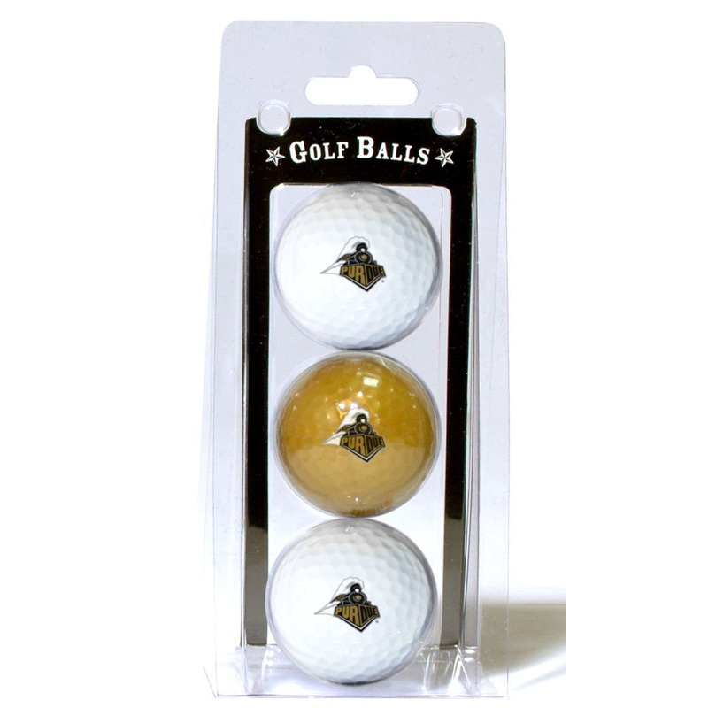 Team Golf Purdue Boilermakers 3 Pack Golf Balls – Special Order