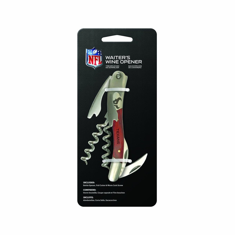 The Sports Vault Houston Texans Wine Bottle Opener