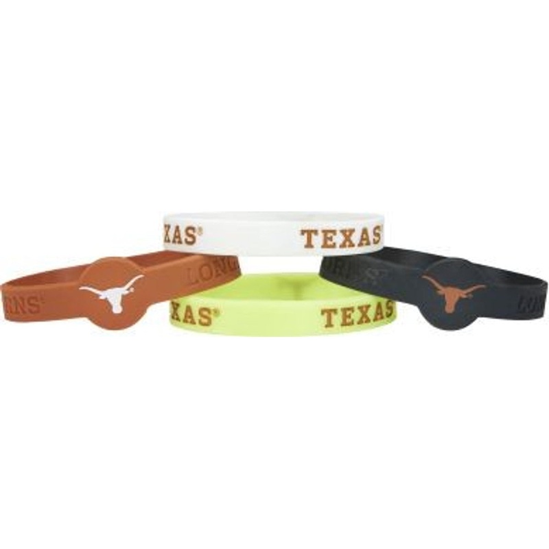 Aminco Texas Longhorns 4 Pack Silicone Bracelets – Special Order