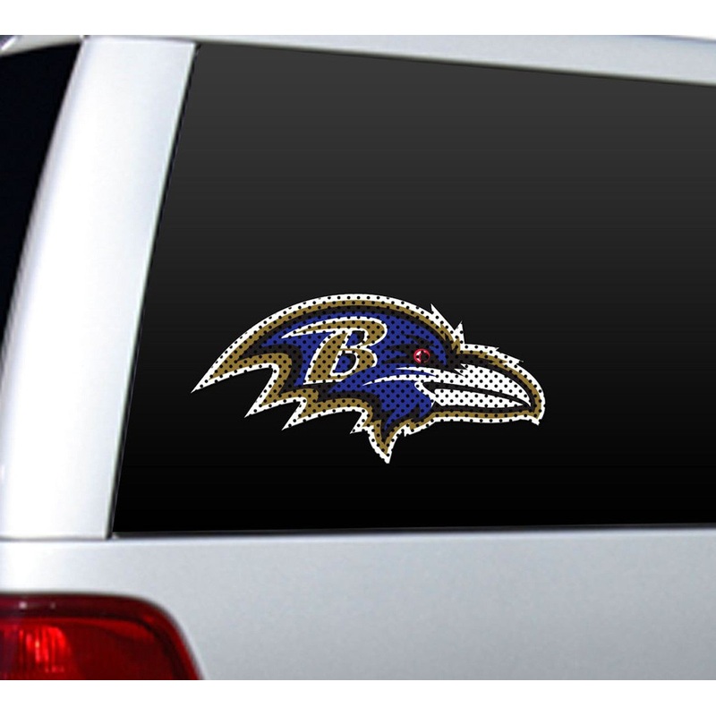 Fremont Die Baltimore Ravens 12 Inch Die Cut Window Film