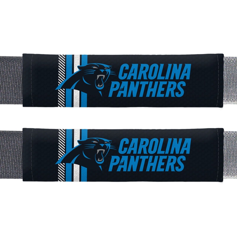 Fremont Die Carolina Panthers Rally Design Seat Belt Pads