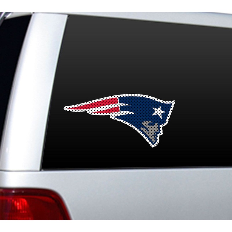 Fremont Die New England Patriots 12 Inch Die Cut Window Film