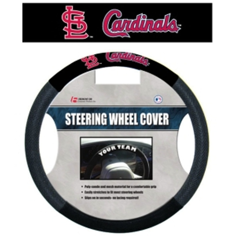 Fremont Die St. Louis Cardinals Mesh Steering Wheel Cover