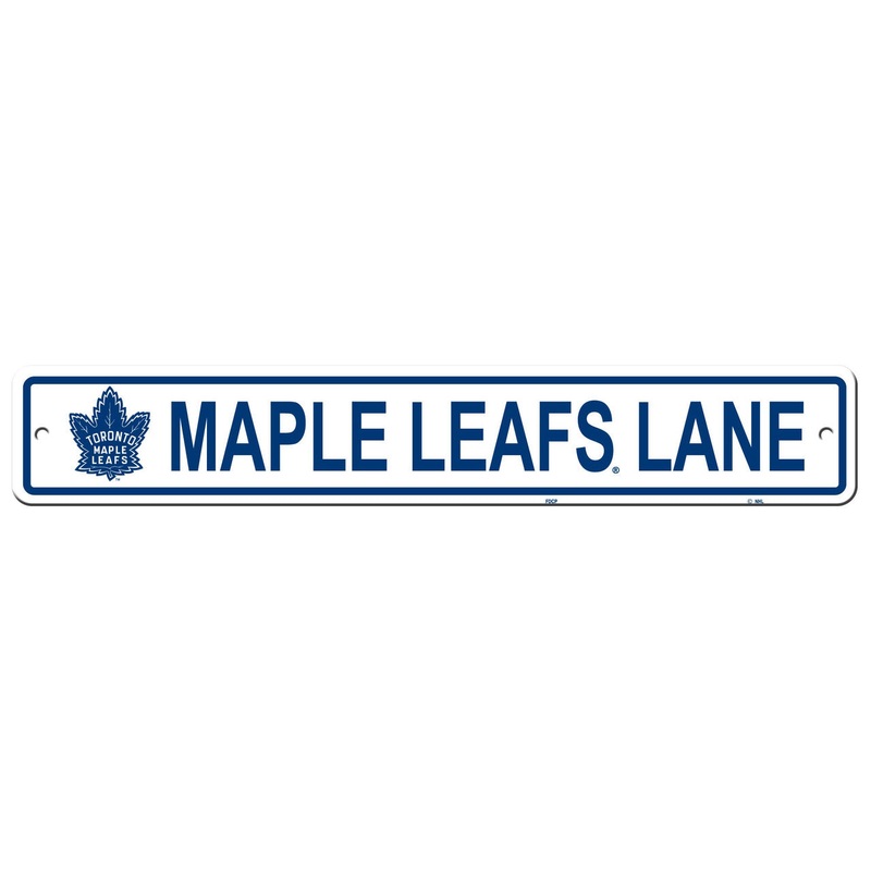 Fremont Die Toronto Maple Leafs Plastic Street Style Sign 4×24