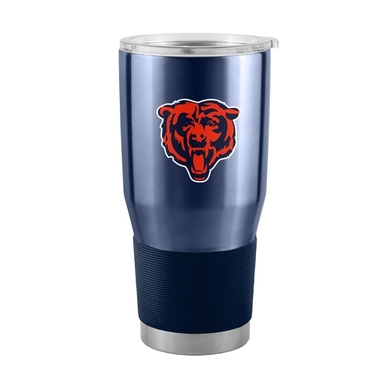 Logo Brands Chicago Bears 30oz Stainless Steel Travel Tumbler