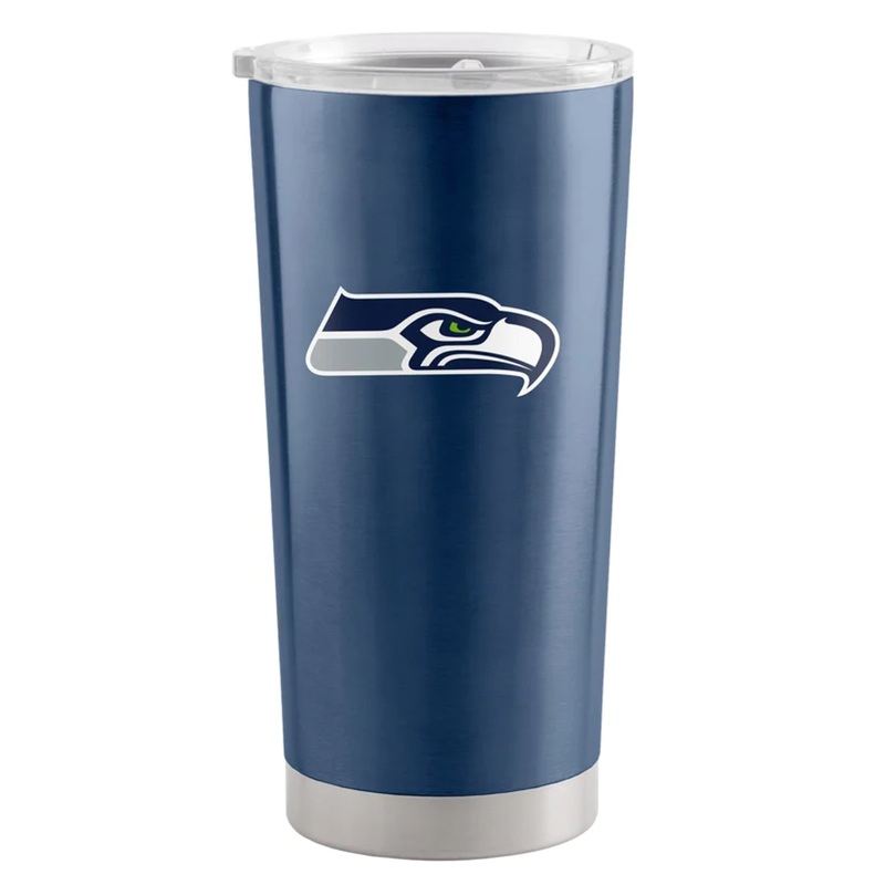 Logo Brands Seattle Seahawks 20oz Stainless Steel Travel Tumbler