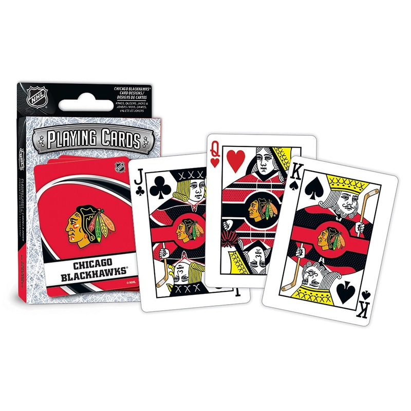 Masterpieces Puzzle Company Chicago Blackhawks Logo Playing Cards