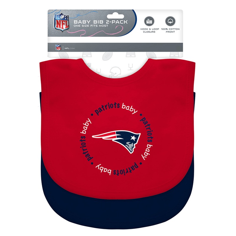 Masterpieces Puzzle Company New England Patriots 2 Pack Baby Bib