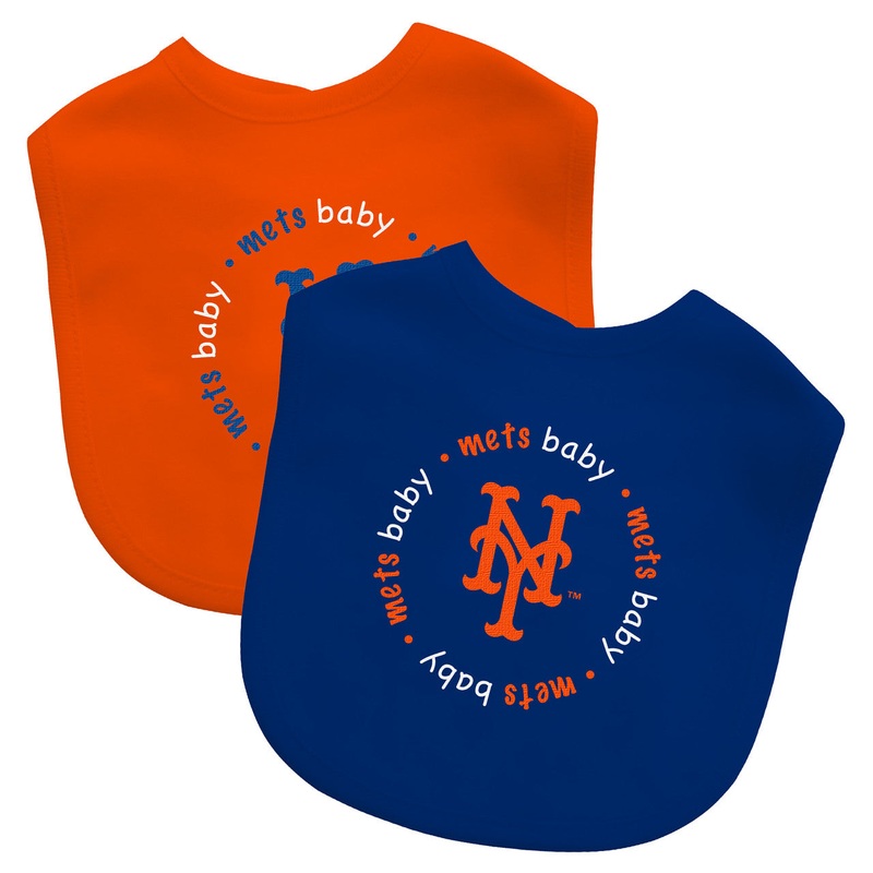 Masterpieces Puzzle Company New York Mets 2 Pack Baby Bib