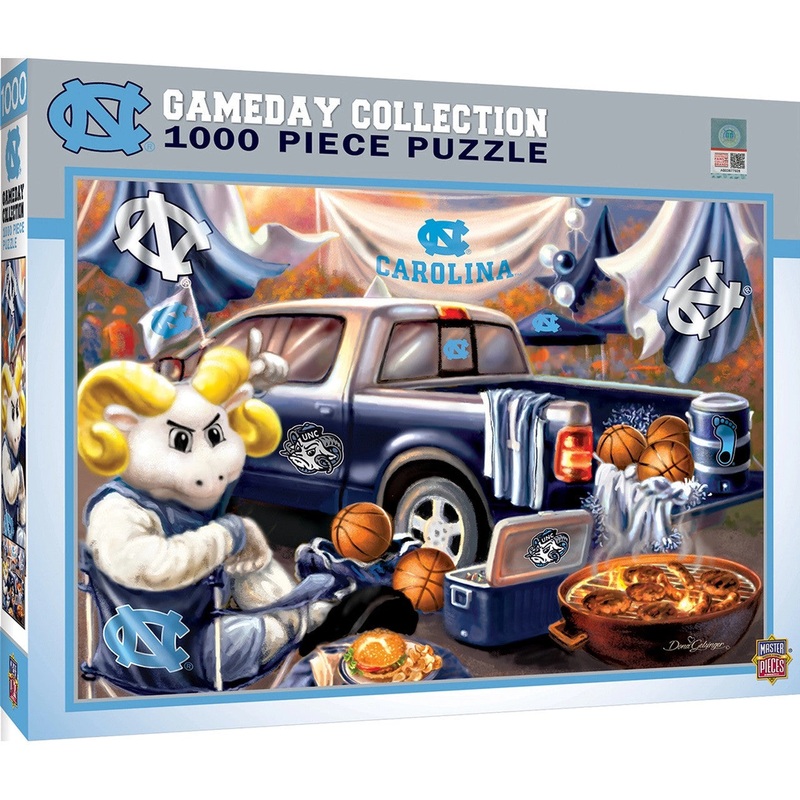 Masterpieces Puzzle Company North Carolina Tar Heels Gameday Design 1000 Piece Puzzle