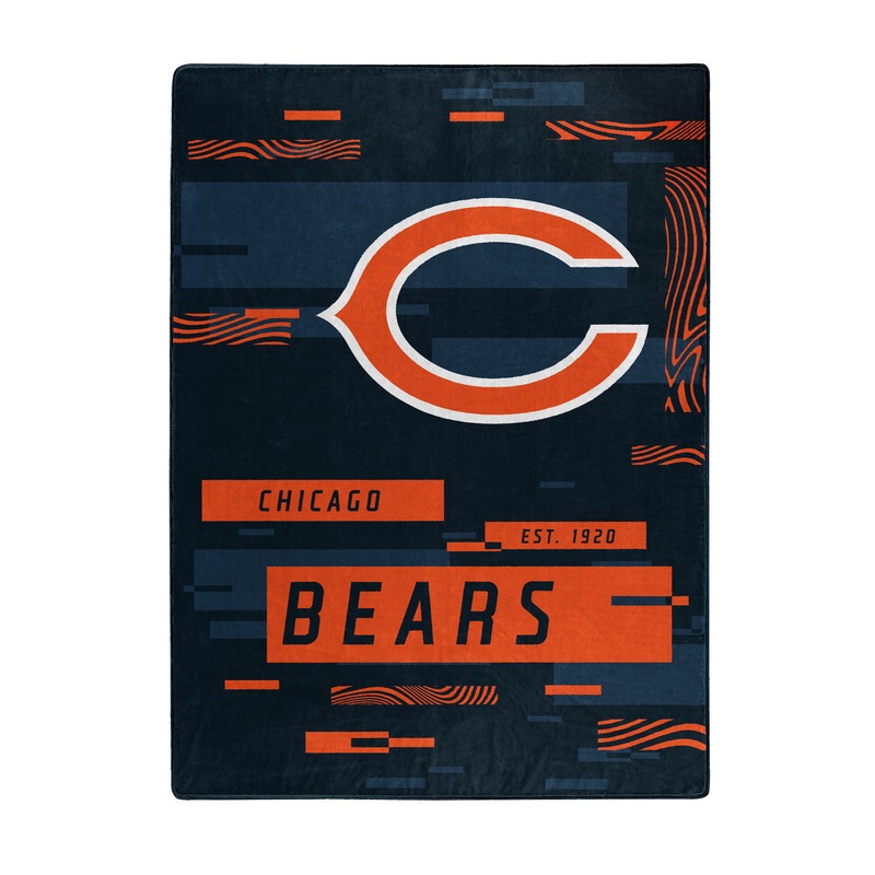 Northwest Company Chicago Bears Raschel Digitize Design Blanket 60×80
