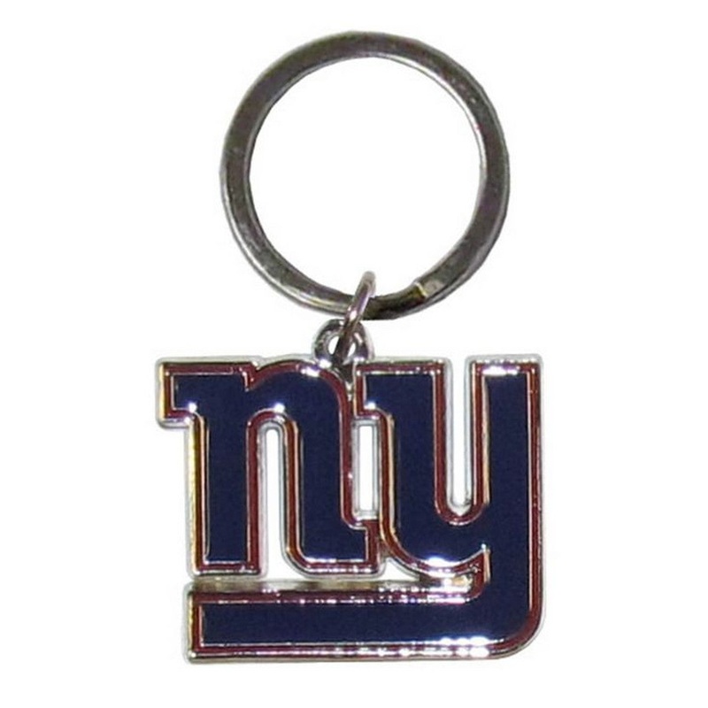 Siskiyou New York Giants Chrome Logo Cut Keychain