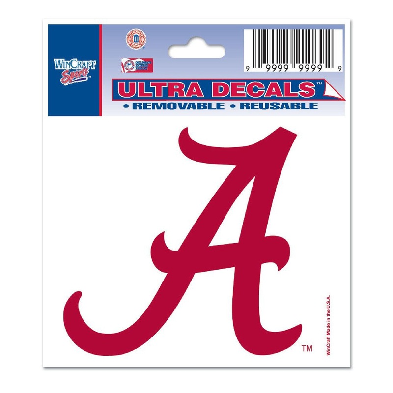 Wincraft Alabama Crimson Tide Multi Use Decal 3×4