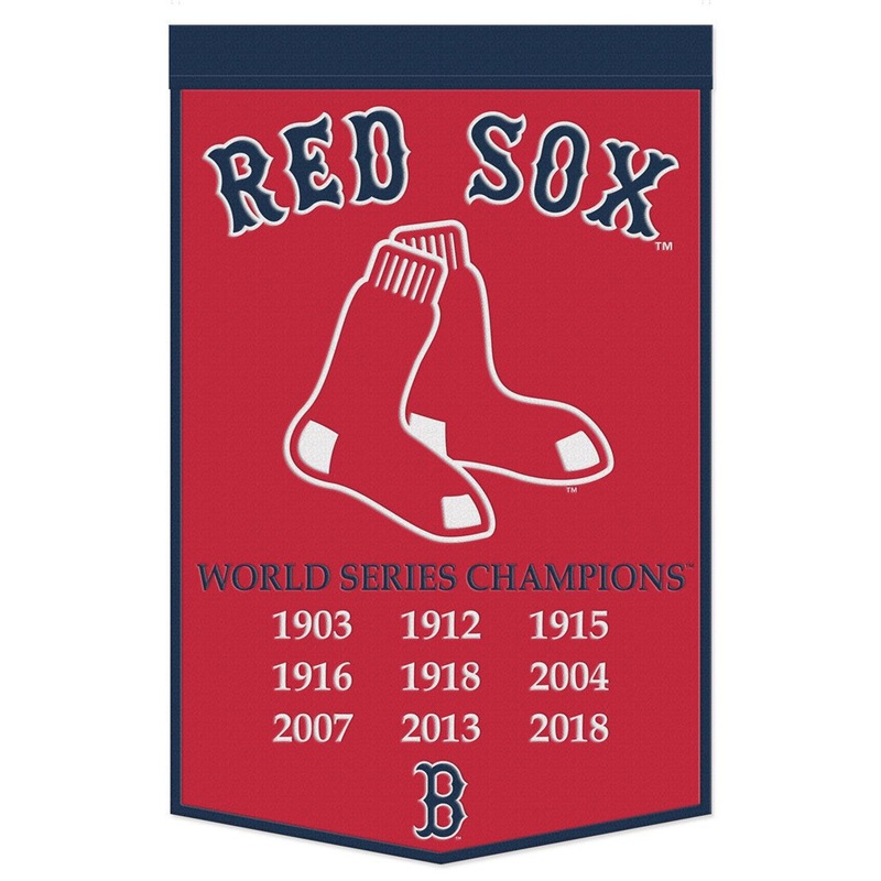 Wincraft Boston Red Sox Dynasty Champ Design Wool Banner 24×38
