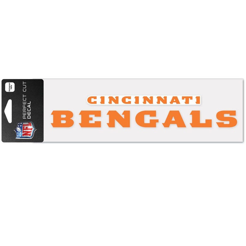 Wincraft Cincinnati Bengals Color Wordmark Perfect Cut Decal 3×10