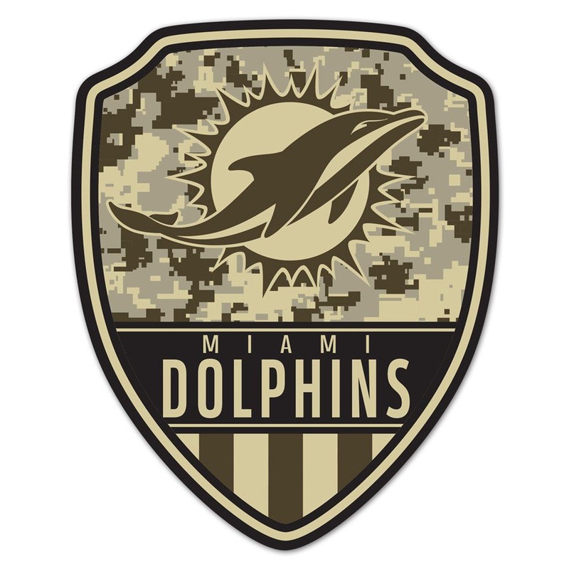 Wincraft Miami Dolphins Shield Shape Wood Sign 11×14