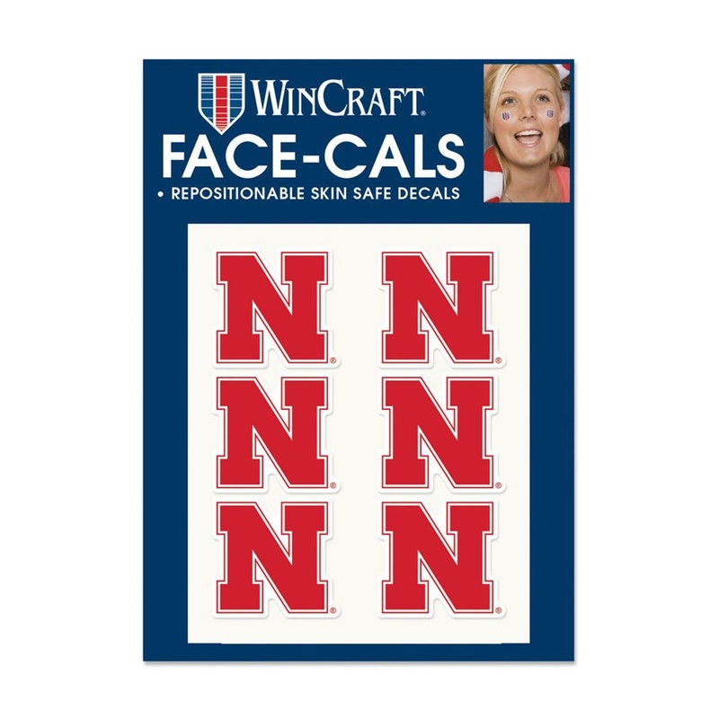 Wincraft Nebraska Cornhuskers Tattoo Face Cals