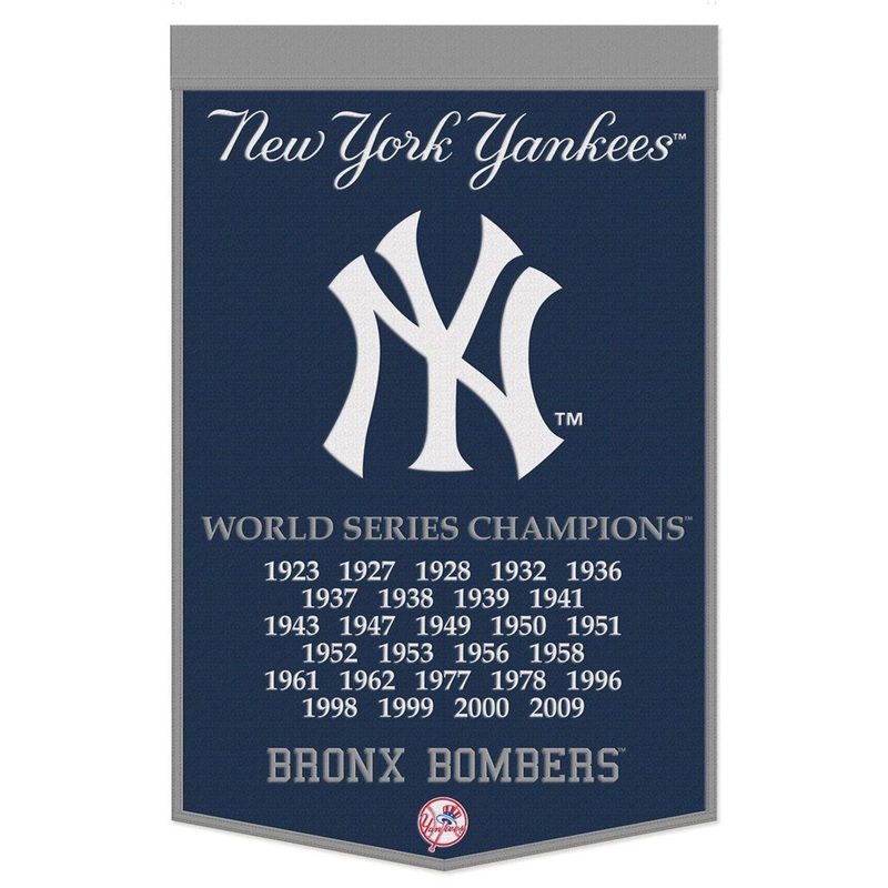Wincraft New York Yankees Dynasty Champ Design Wool Banner 24×38
