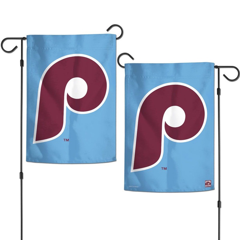 Wincraft Philadelphia Phillies 2 Sided Throwback Design Garden Style Flag 12×18
