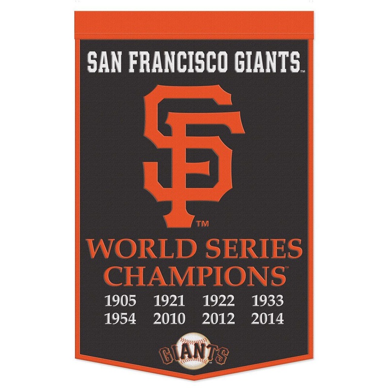 Wincraft San Francisco Giants Dynasty Champ Design Wool Banner 24×38