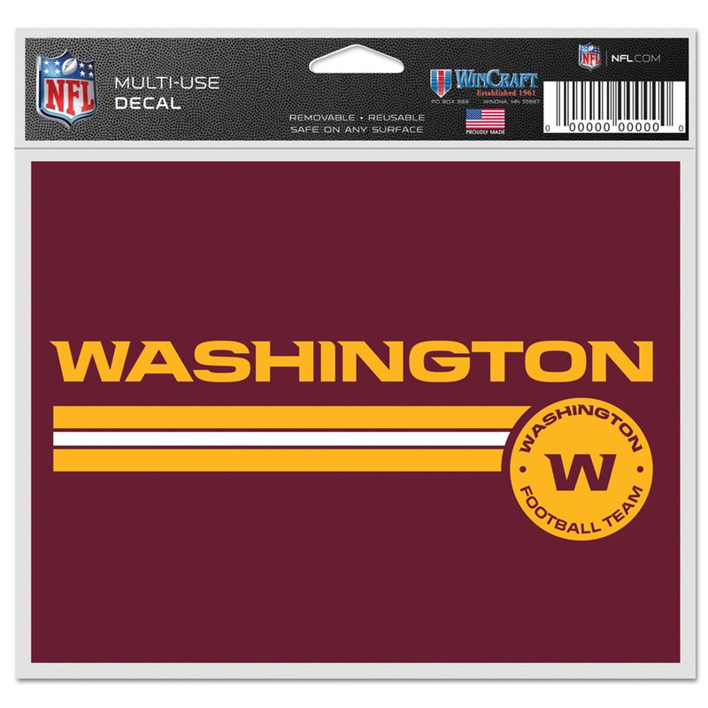 Wincraft Washington Commanders Color Multi Use Decal 5×6