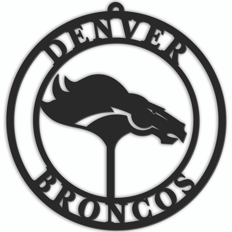Fan Creations Denver Broncos 16 Inch Door Sign Hanger