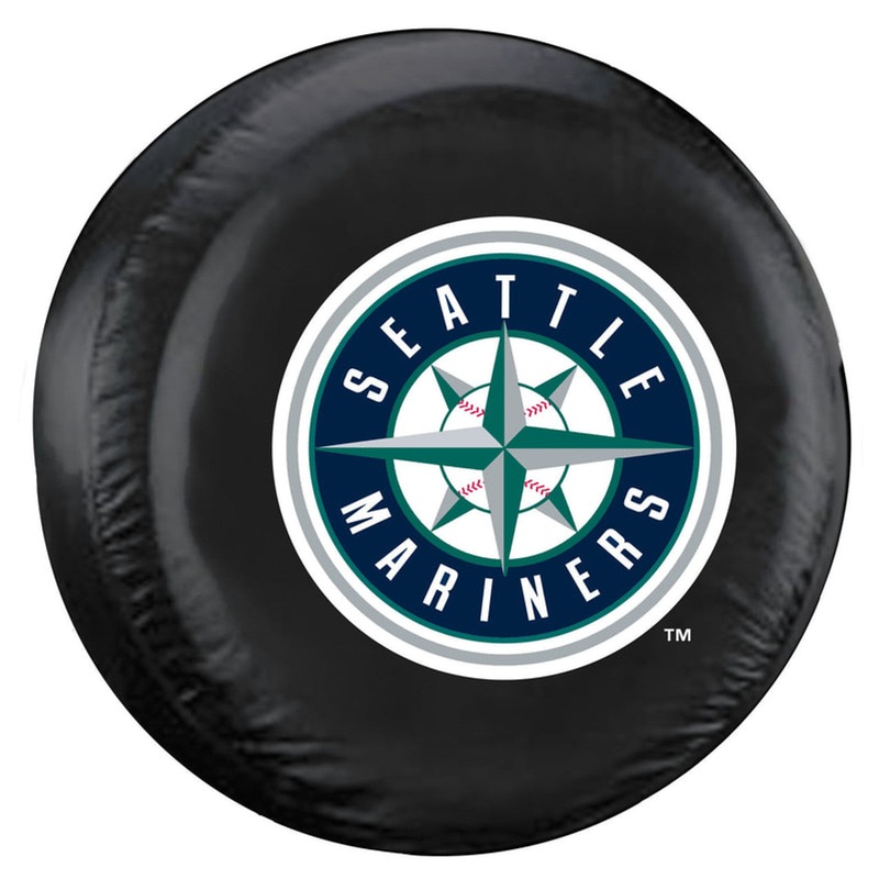 Fremont Die Seattle Mariners Black Alternate Logo Tire Cover Size Large