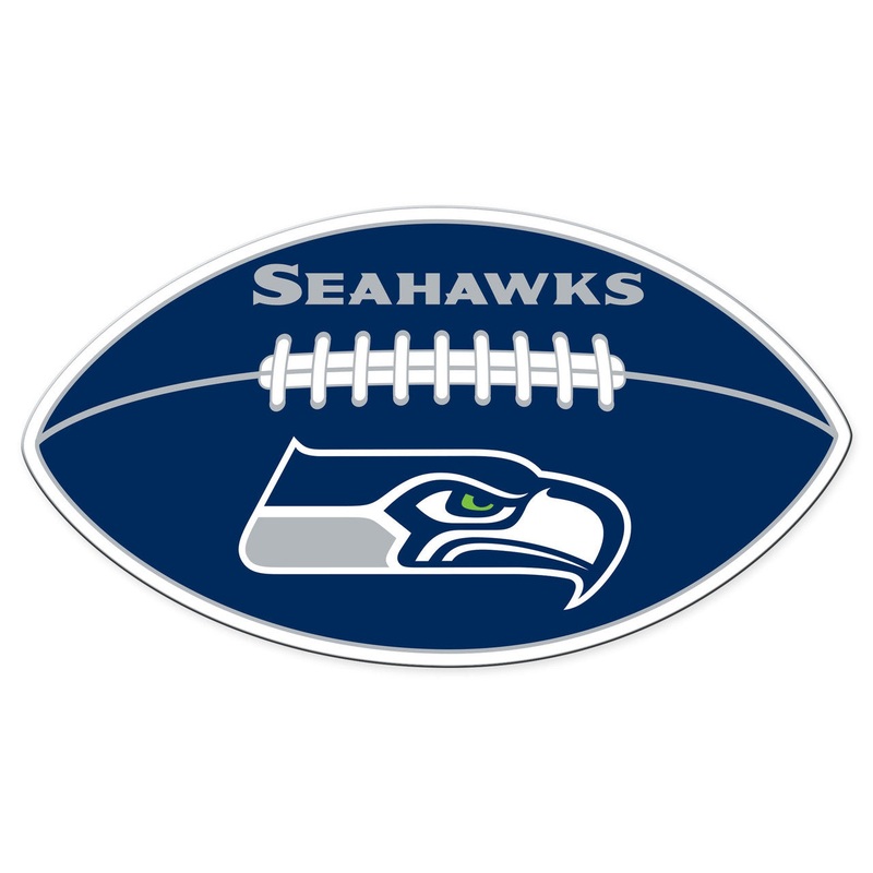 Fremont Die Seattle Seahawks 12 Inch Football Design Car Style Magnet