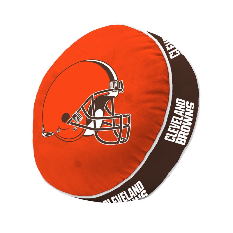 Logo Brands Cleveland Browns Puff Pillow