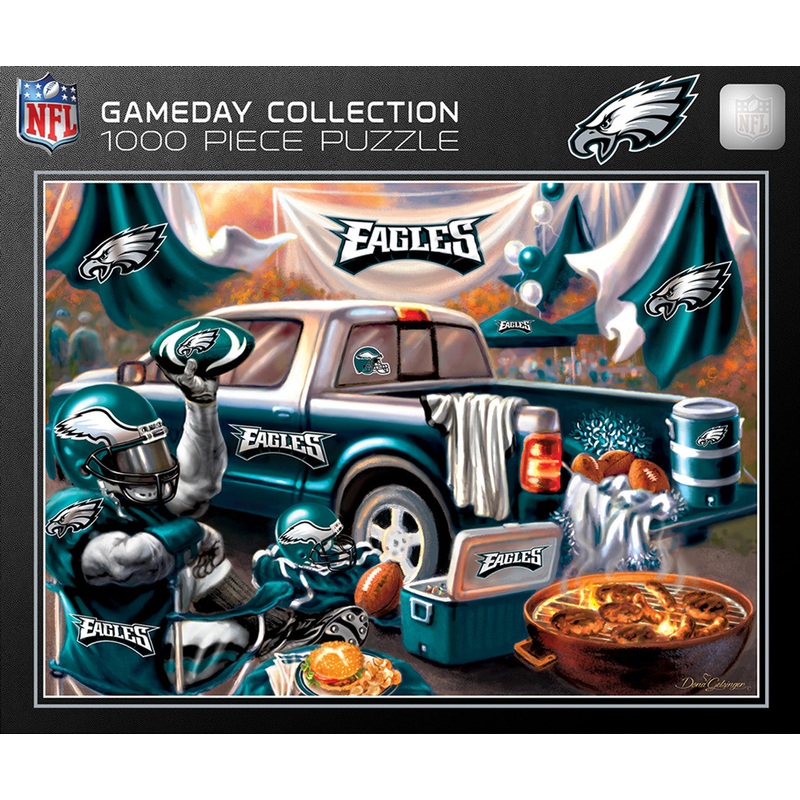Masterpieces Puzzle Company Philadelphia Eagles Gameday Design 1000 Piece Puzzle