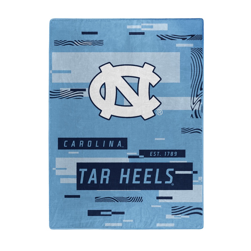 Northwest Company North Carolina Tar Heels Raschel Digitize Design Blanket 60×80