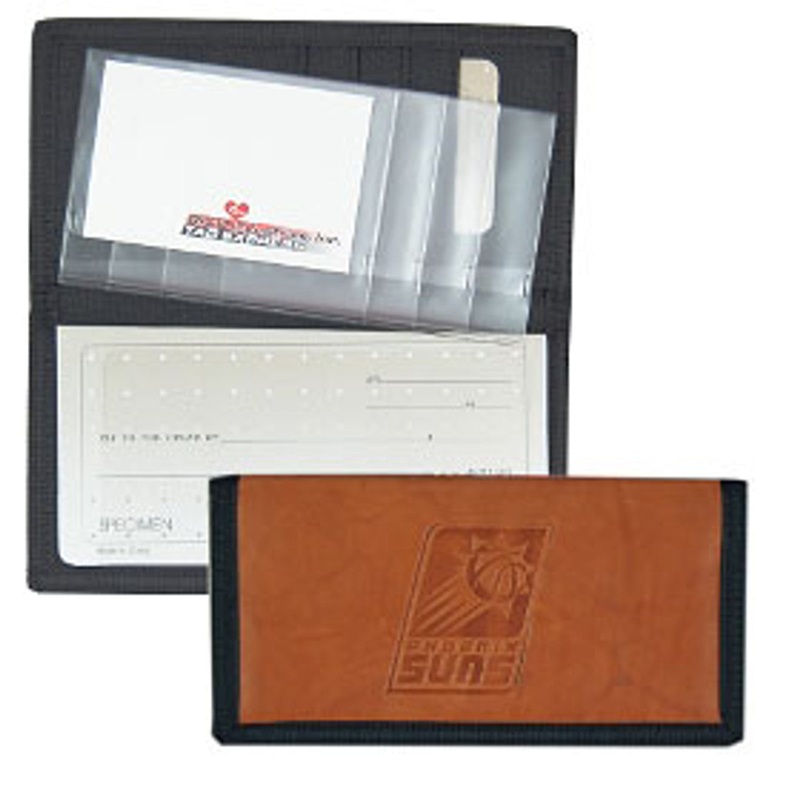 Rico Industries Phoenix Suns Leather/Nylon Embossed Checkbook Cover