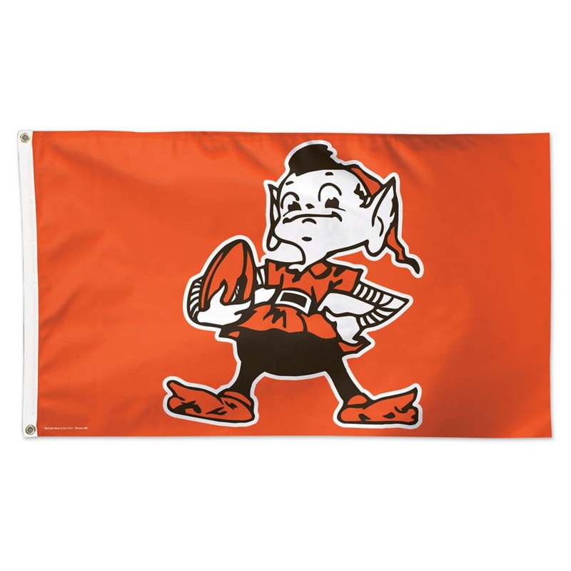 Wincraft Cleveland Browns Classic Logo Deluxe Style Flag 3×5