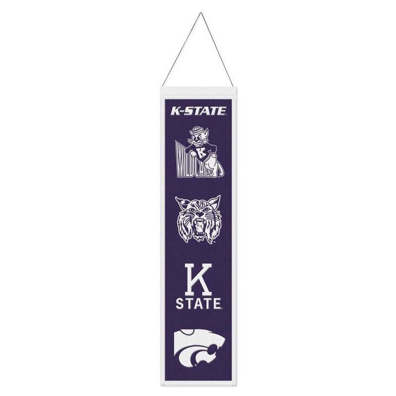 Wincraft Kansas State Wildcats Heritage Evolution Design Wool Banner 8×32 – Special Order