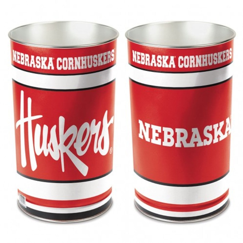 Wincraft Nebraska Cornhuskers 15 Inch Wastebasket