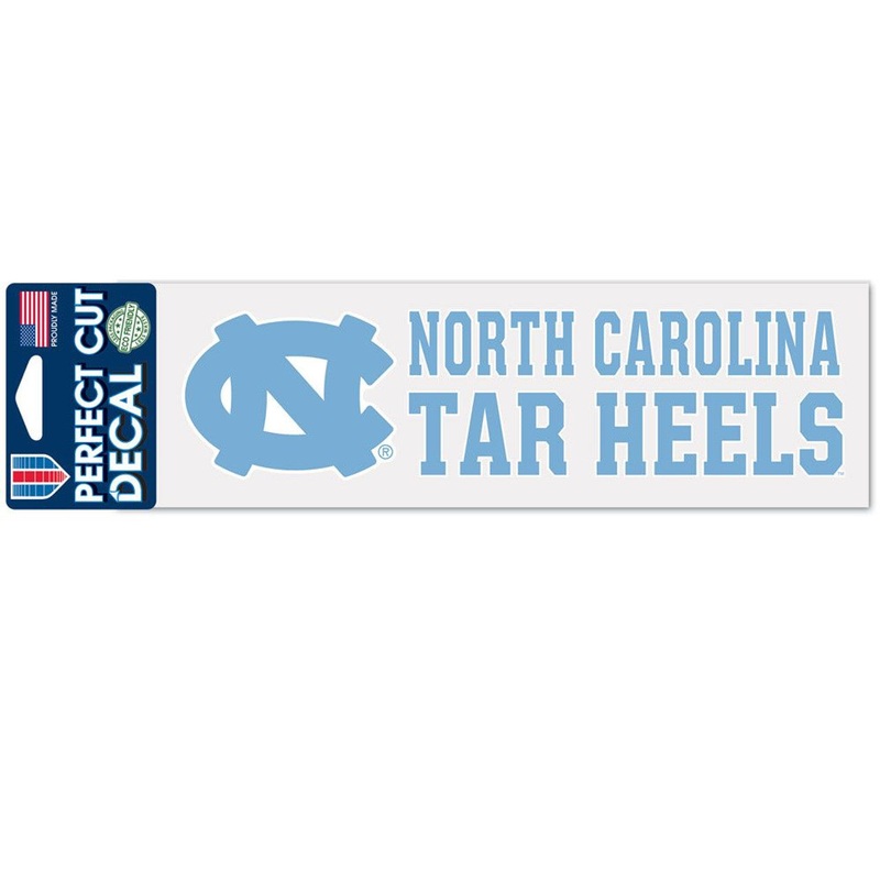 Wincraft North Carolina Tar Heels Color Perfect Cut Decal 3×10