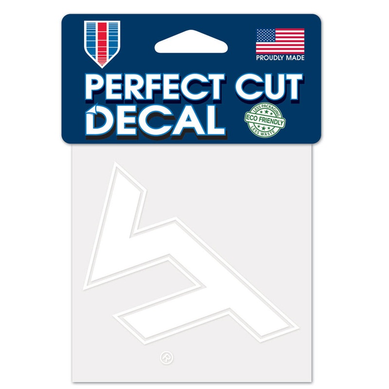 Wincraft Virginia Tech Hokies White Perfect Cut Decal 4×4