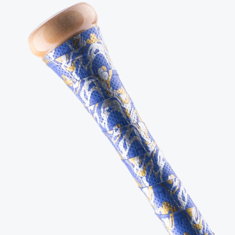 HNDL Bat Grip – BLUE/GOLD MARBLE .5mm