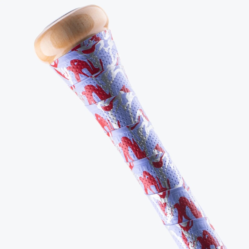 HNDL Bat Grip – RED/BLUE MARBLE .5mm