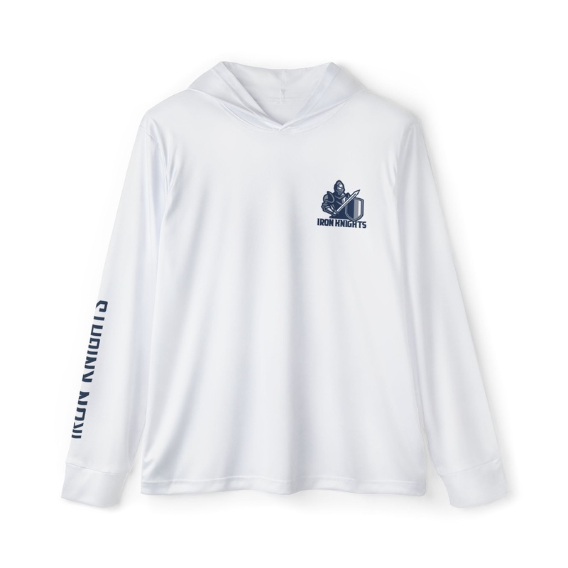 Iron Knights Men’s Sports Warmup Hoodie (White)