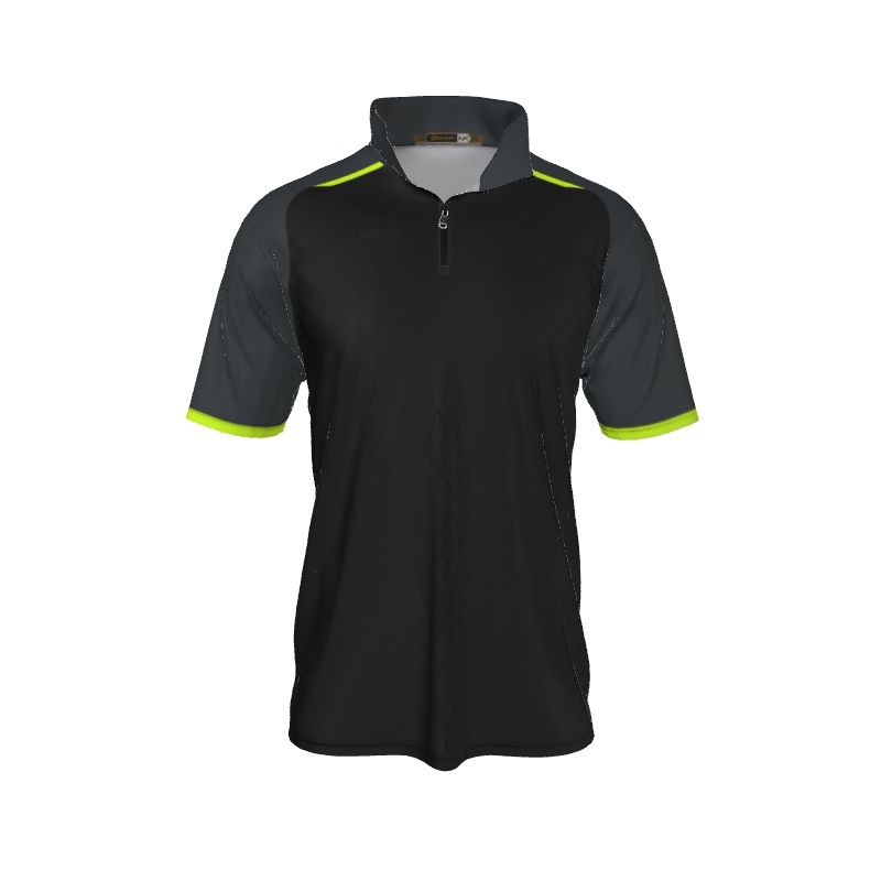 Collared Shirts Broken QTR Zip Short Sleeve. (x 1)