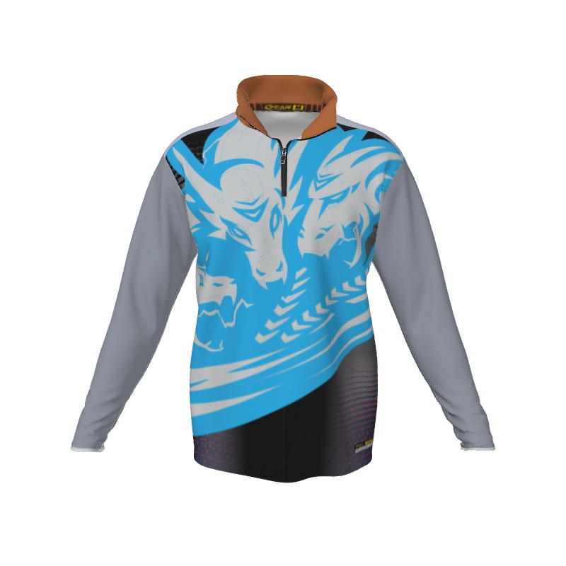 Collared Shirts Hydra QTR Zipped LS. (x 1)