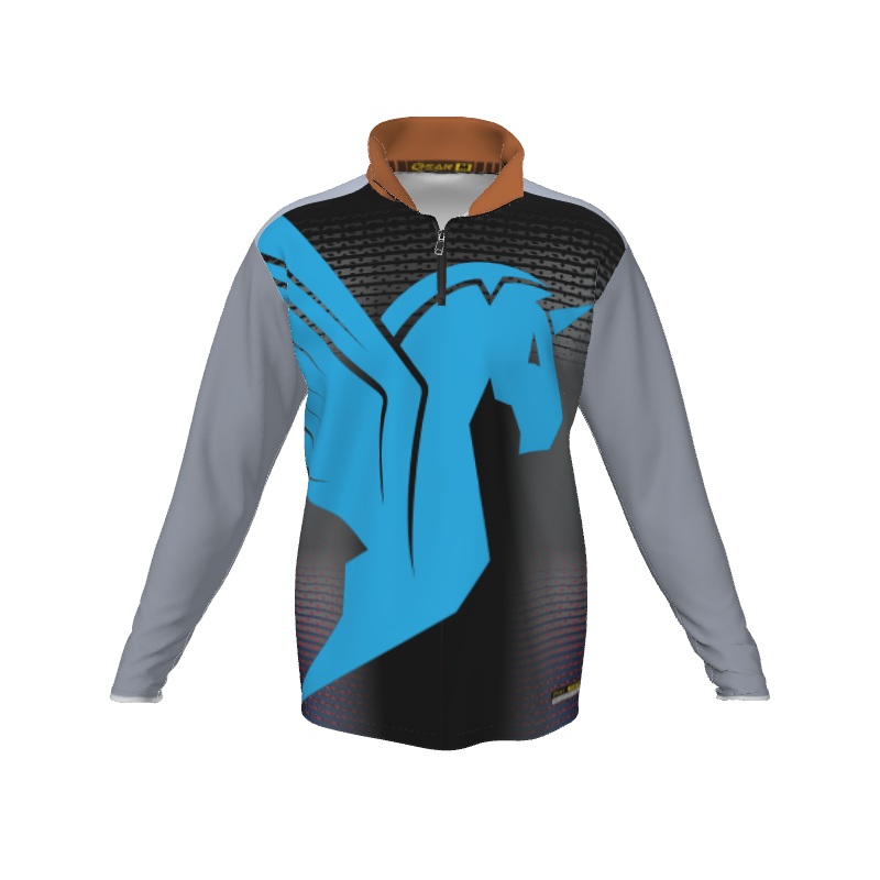Collared Shirts Pegasus QTR Zipped LS. (x 1)