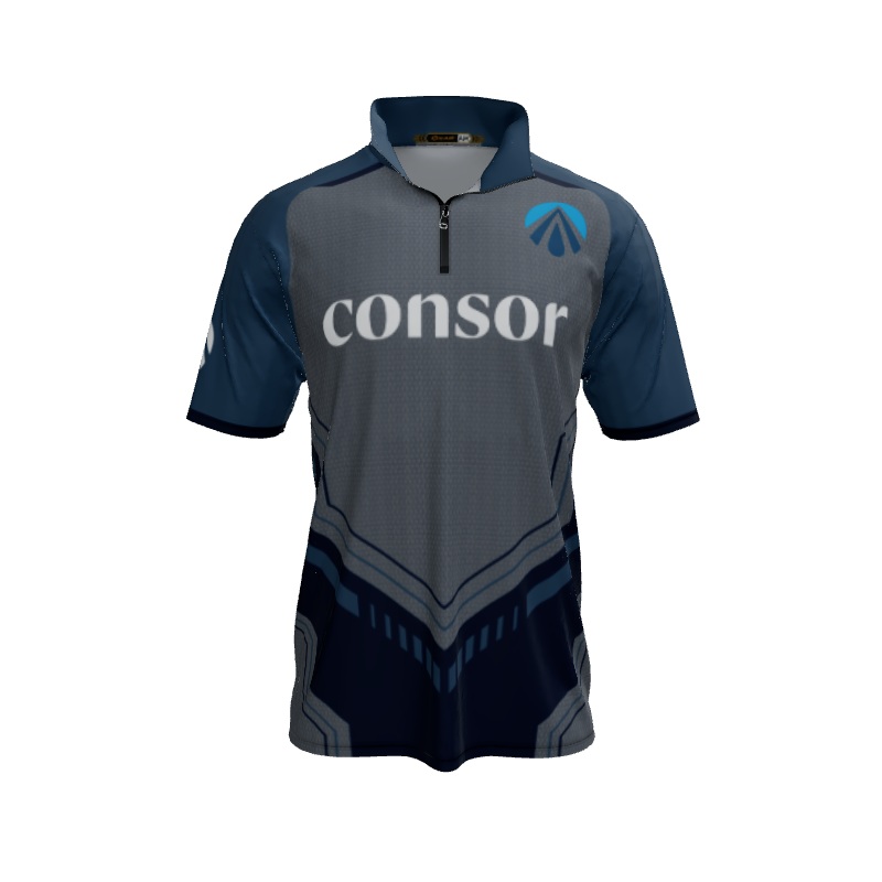 Collared Shirts Iconic QTR Zip Short Sleeve. (x 15)