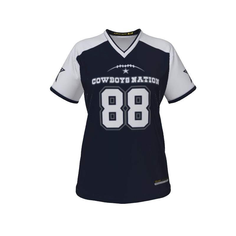 Cowboys Nation 88 Cowboys Nation 88 Ladies V-Neck. (Girls Large)