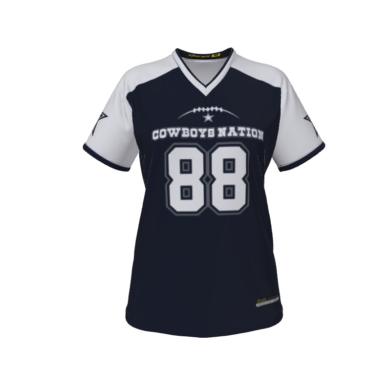 Cowboys Nation 88 Cowboys Nation 88 Ladies V-Neck. (Girls XLarge)