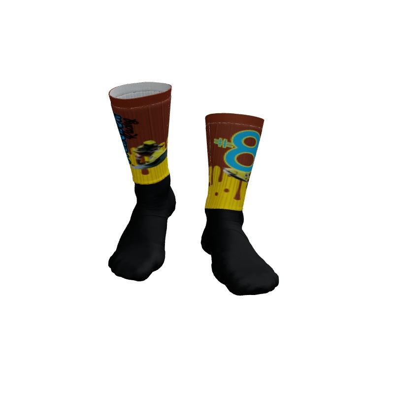 Accessories Splash Custom Crew Sock. (x 1)