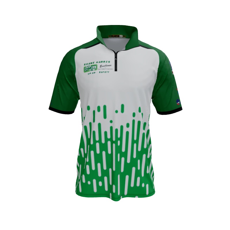 Collared Shirts Rise QTR Zip Short Sleeve. (x 1)