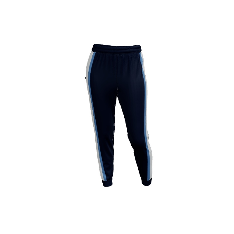 Custom Pants Wide Stripe Active Zipped Leg Ladies Jogger. (x 3)
